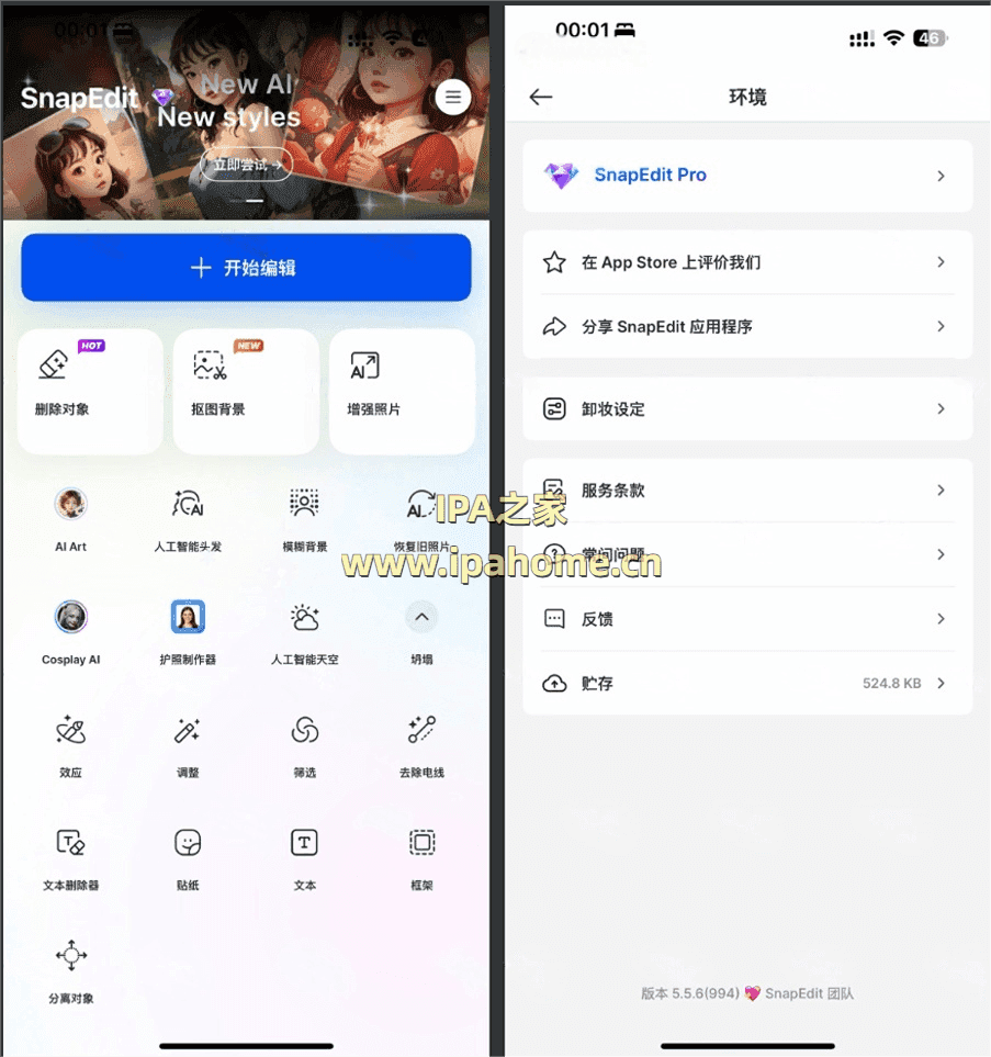 SnapEdit 5.5.6 Ai修图内购版插图